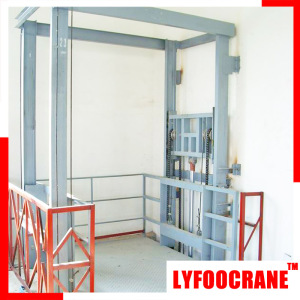 Hydraulic Power Goods Elevator Lifting Height 24m Capacity 3t 5t 10t